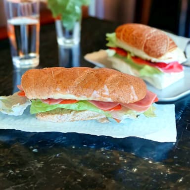 Baguette Jamon y Queso