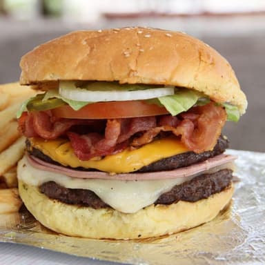 Hamburguesa súper Torombolos