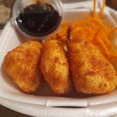 Brochetas de Camarón