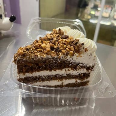 Rebanada de Pastel de Zanahoria