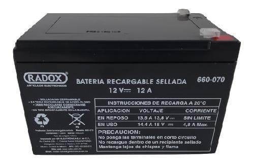 Bateria Recargable Sellada 12v 12a