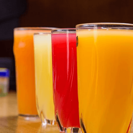 Jugo de fruta con Leche