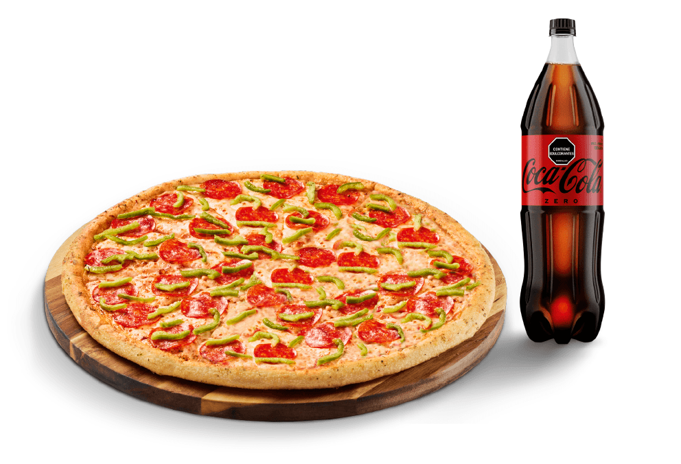 Domino´s Extragrande + Coca Cola Zero 1.5lts.