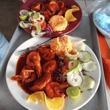 Camarones a la Diabla