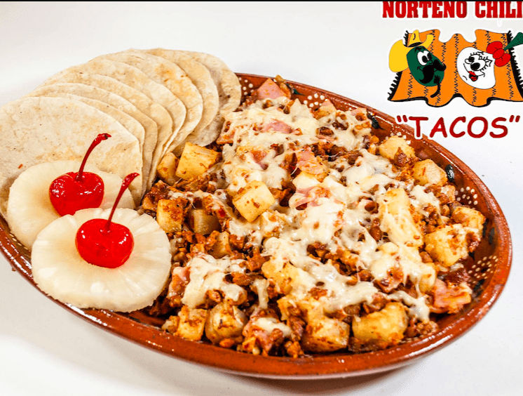 Norteño Chilis Tacos Cuauhtémoc