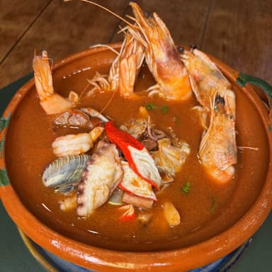 Cazuela de mariscos