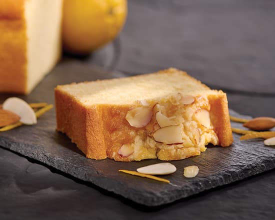 Rebanada de Panqué Naranja Almendra