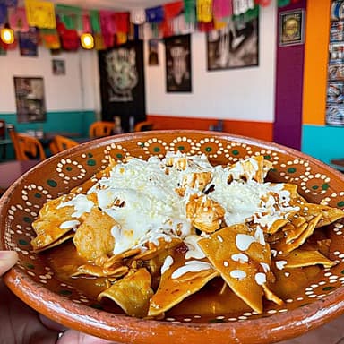 Orden de Chilaquiles Rojos