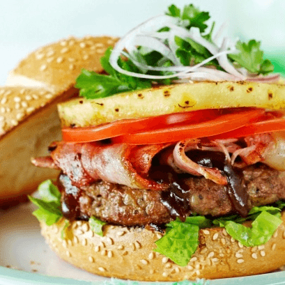 Hamburguesa Hawaiana