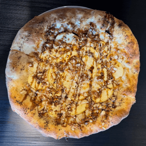 Pizza Mela e Gorgonzola Mediana
