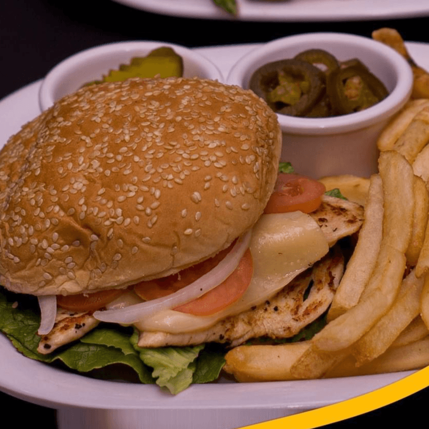 Hamburguesa de Pollo a la Plancha