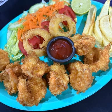 Camarones empanizados