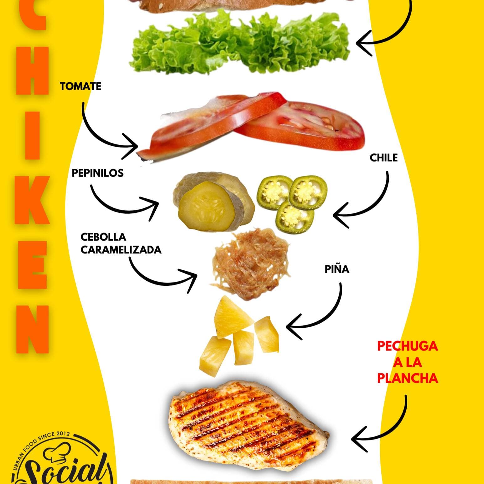 Hamburguesa Chicken