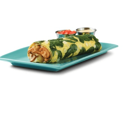 Spinach & Mushroom Omellette