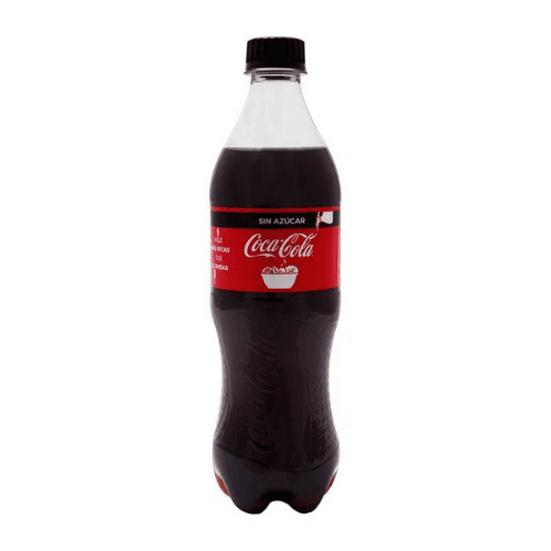 Coca Cola sin azúcar 600 ml