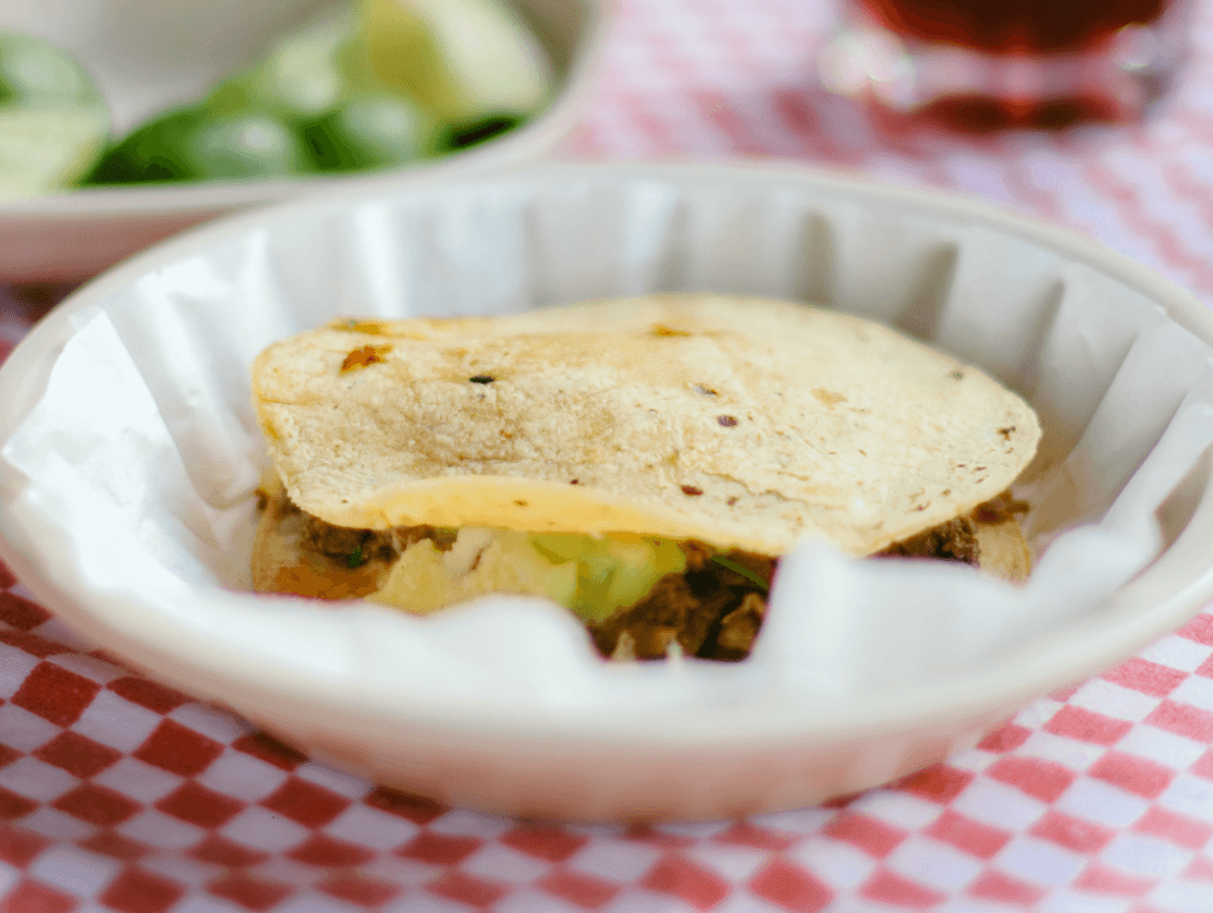 Quesadilla Maíz con Rib-Eye