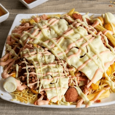 Salchipapa Mixto de la Casa