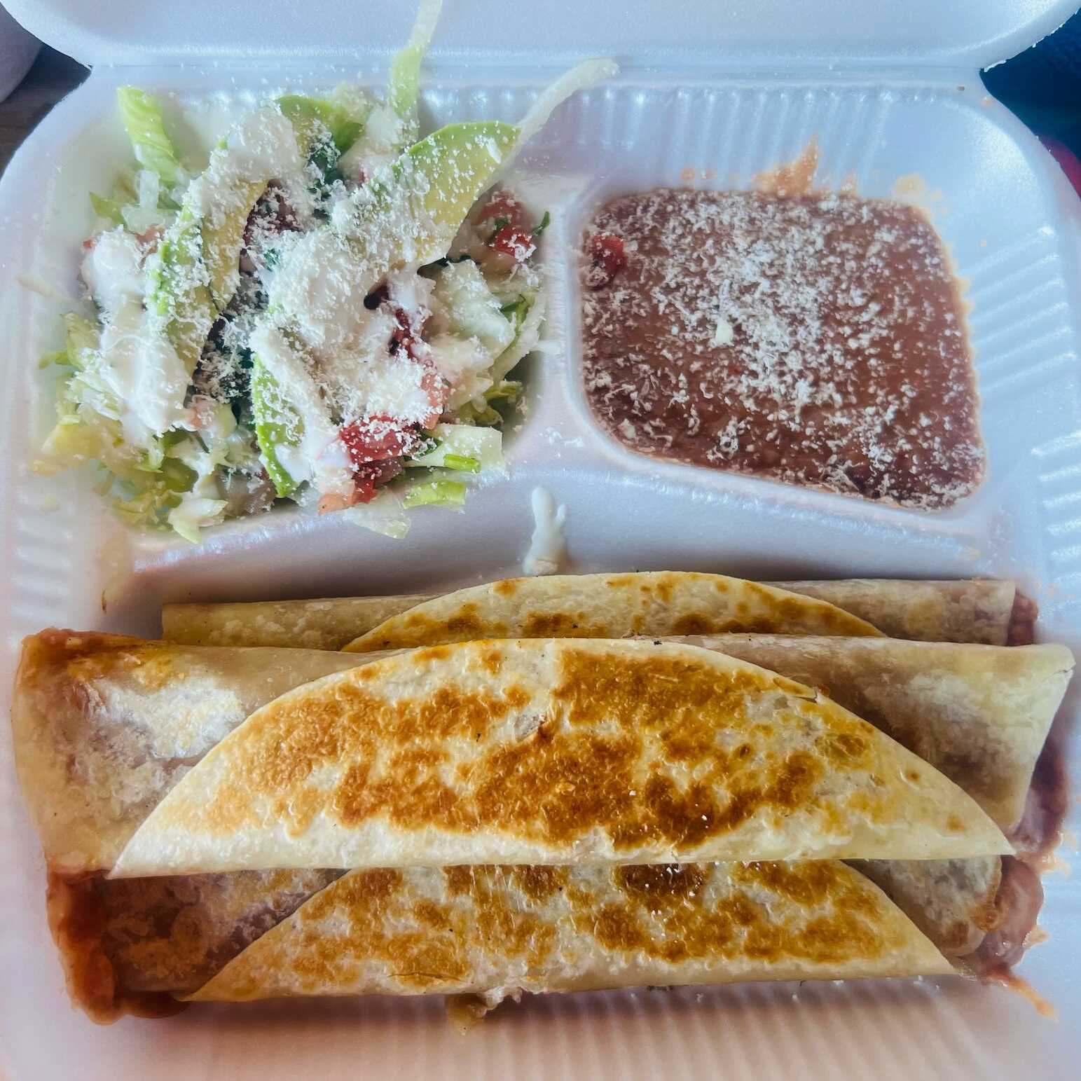 Orden de 3 Burritos de Frijol