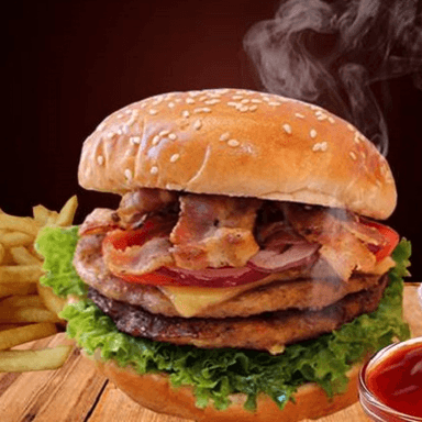 Hamburguesa Doble Arrachera