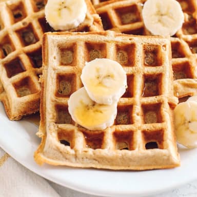 Waffle de Plátano