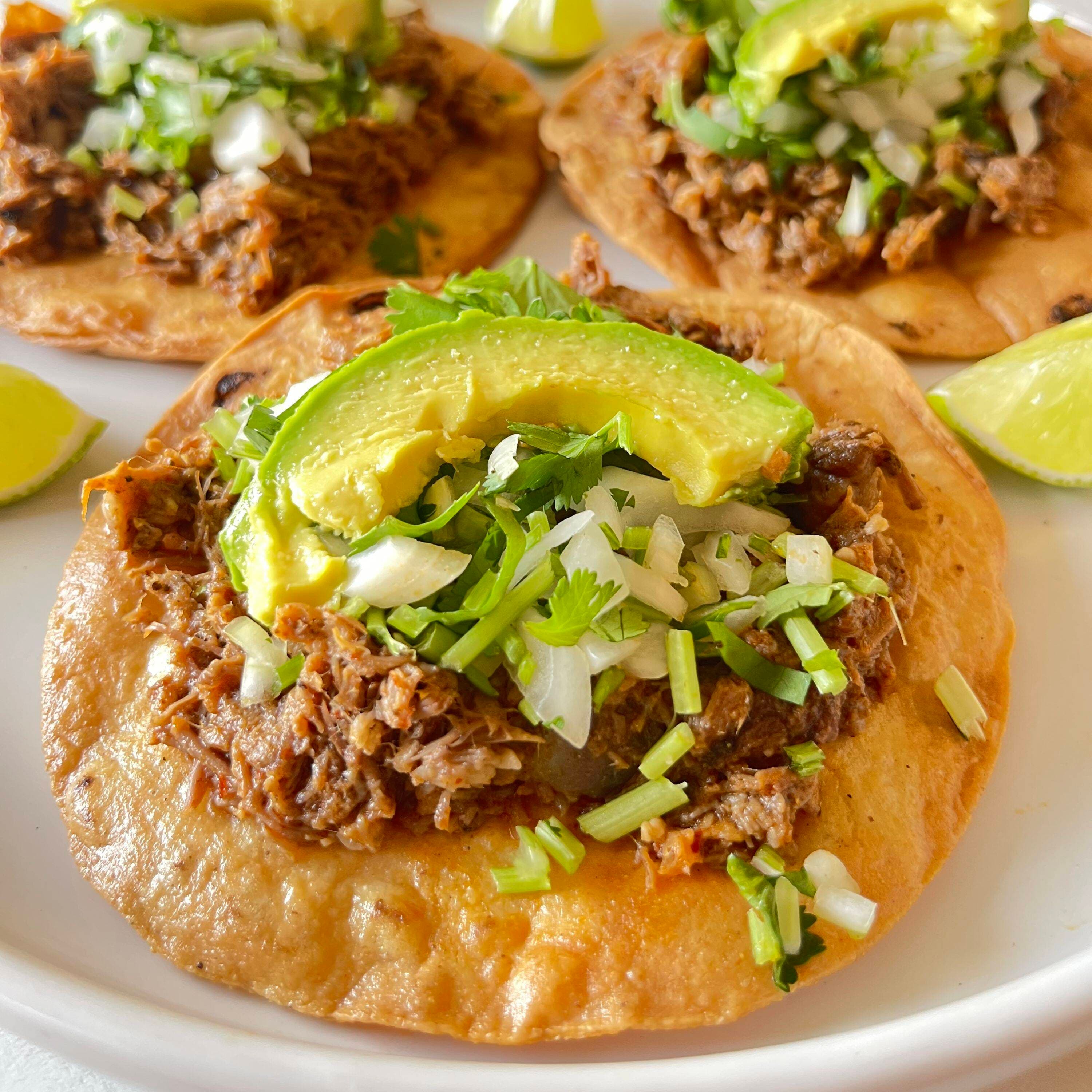 6 Tostadas de Birria