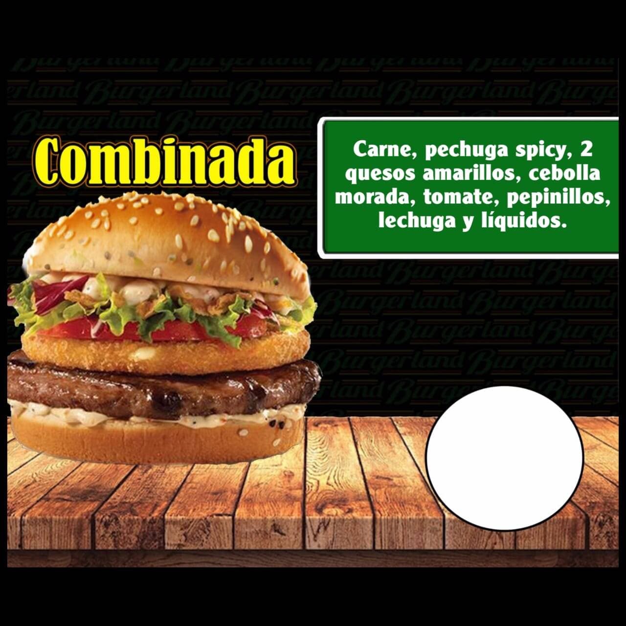 Hamburguesa Combinada