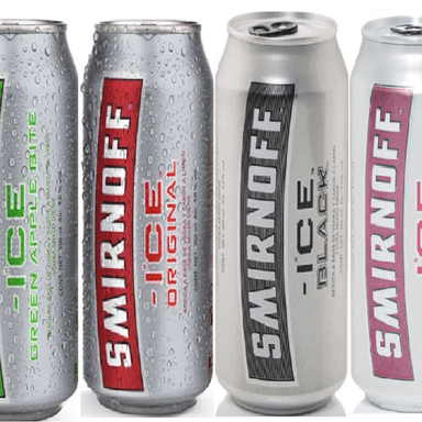 Smirnoff Botella Vidrio Desechable