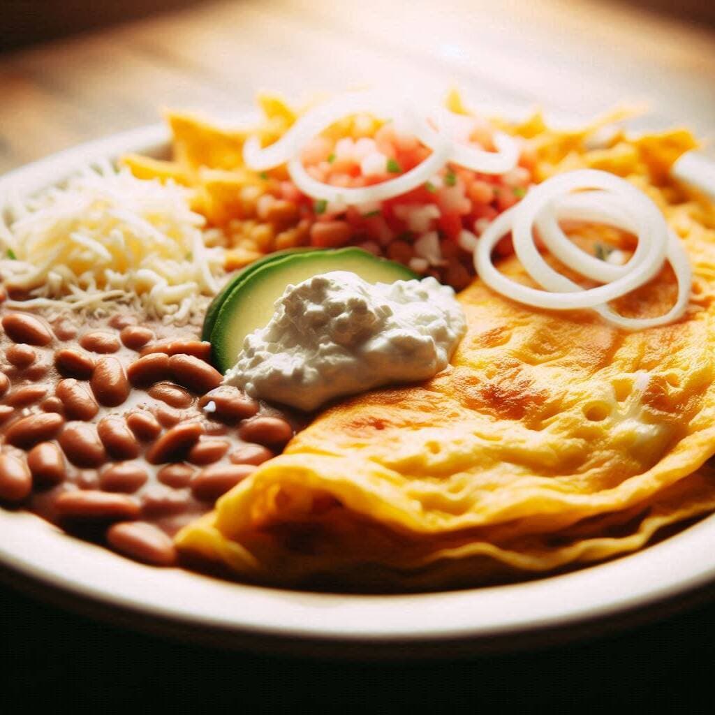 Omelette a la Mexicana