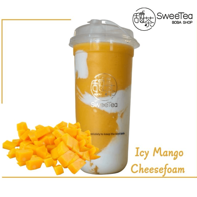 Icy Mango Cheese Foam