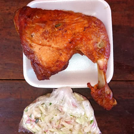 Un Cuarto de Pollo Rostizado