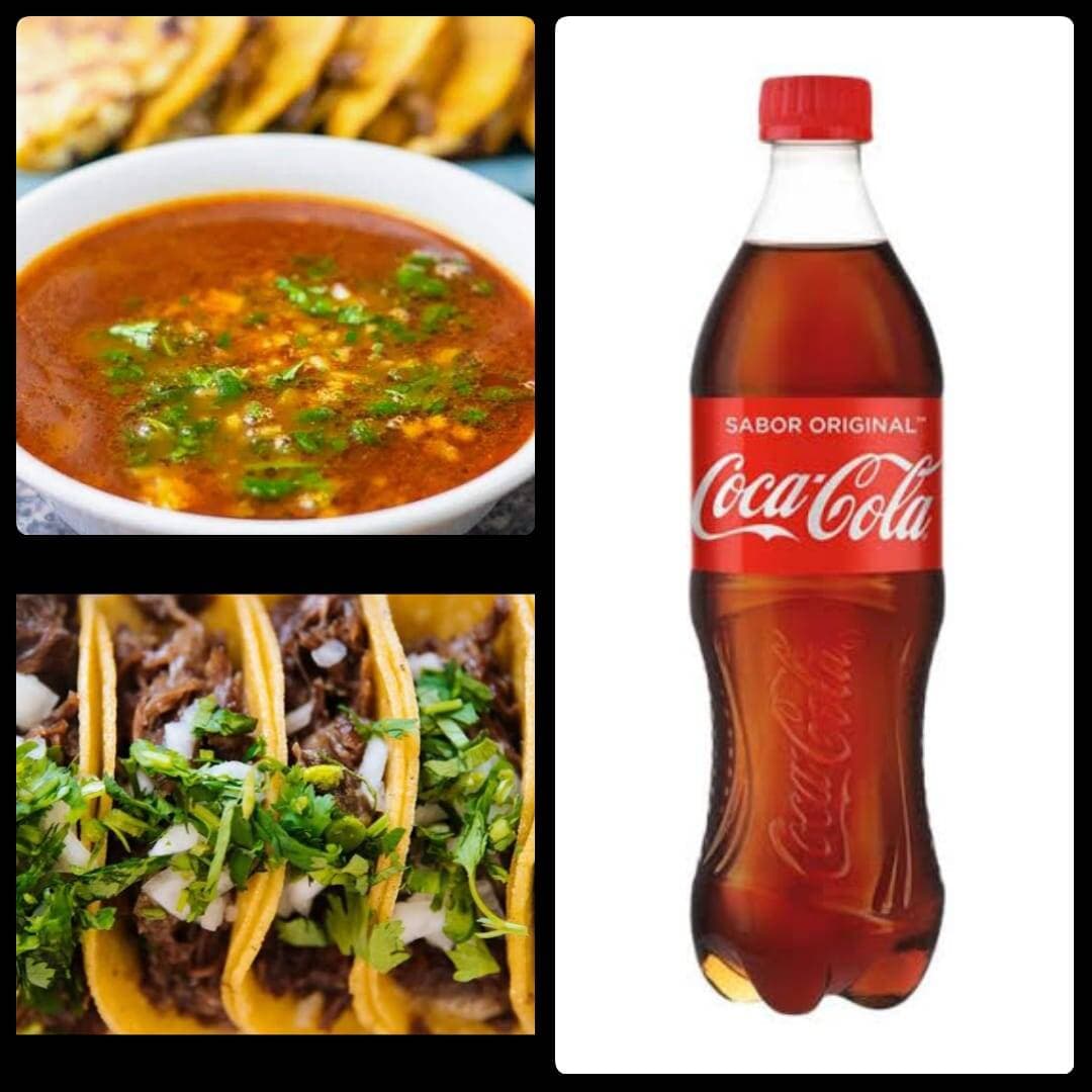 COMBO TACOS + CONSOME + COCA-COLA