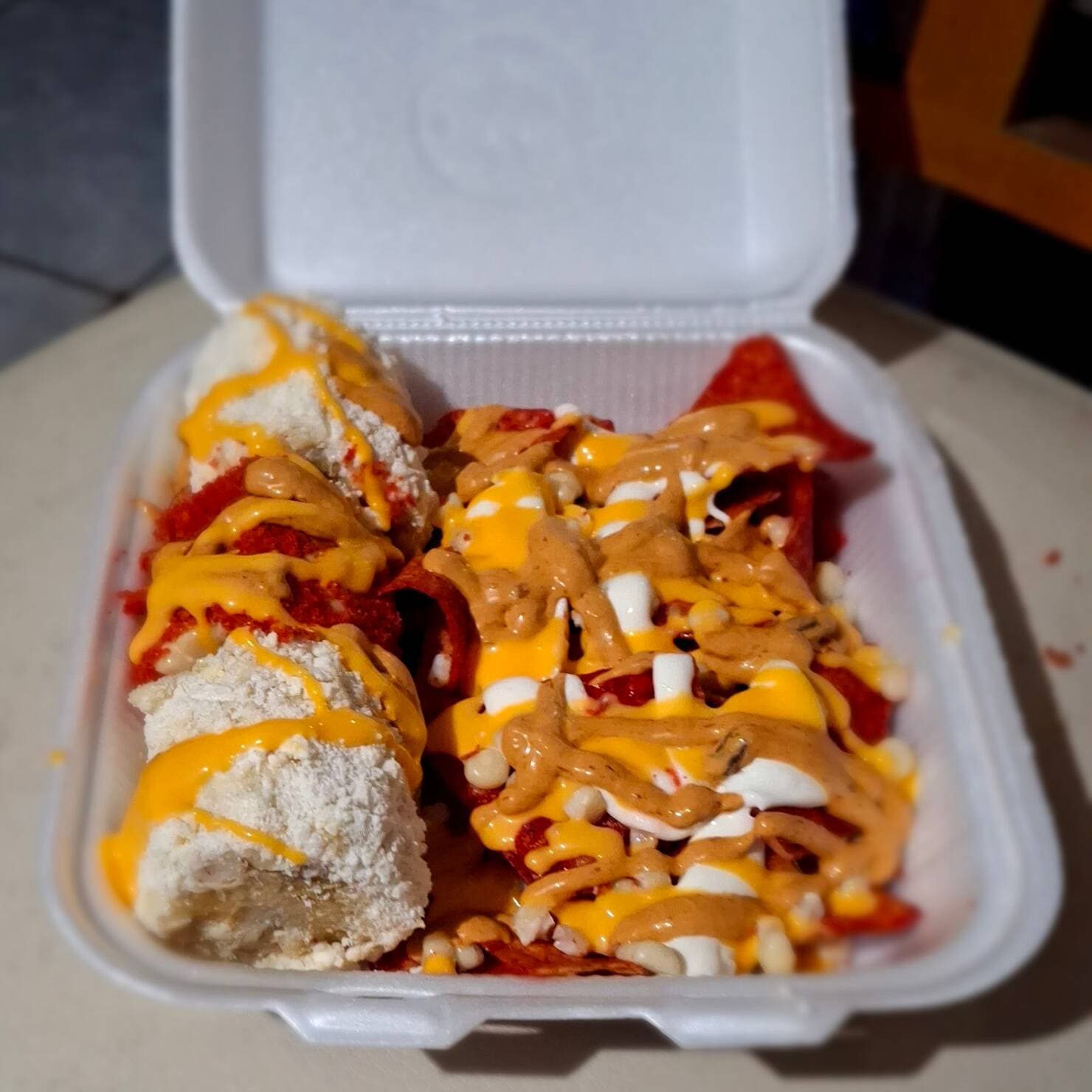 Elote En Forma De Sushi