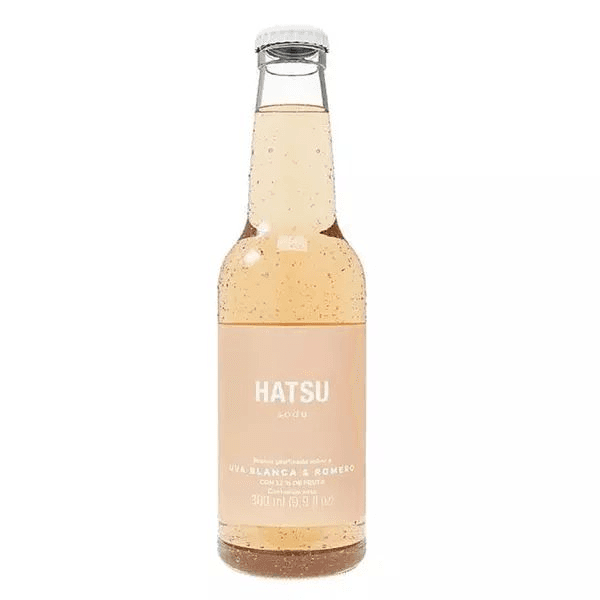 Soda Hatsu Uva Blanca y Romero
