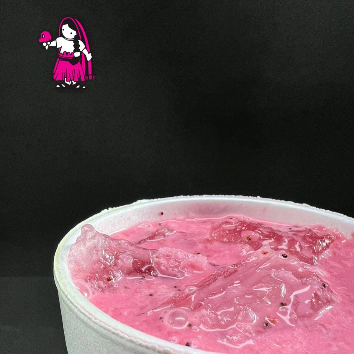 Agua de Fresa de Leche