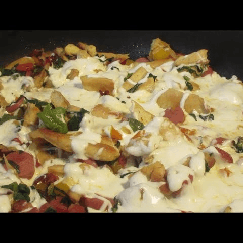 Orden De Pollo Con Queso
