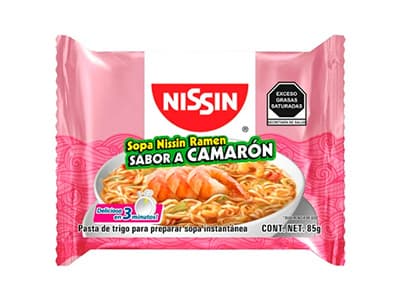 SOPA NISSIN RAMEN CAMARON 85 G
