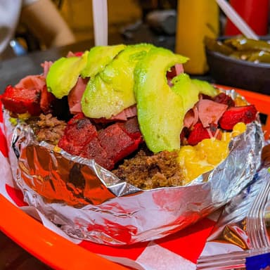 Papa Asada Dinamita