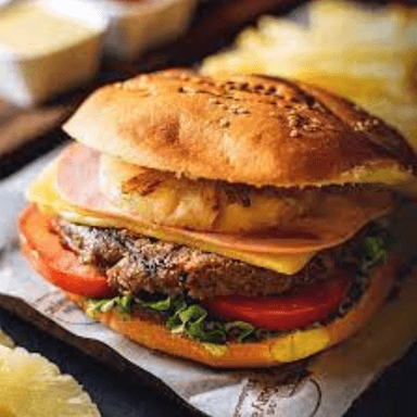 Hamburguesa Hawaiana