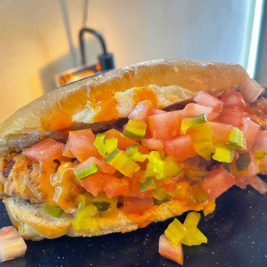 Spicy Chicken Dog