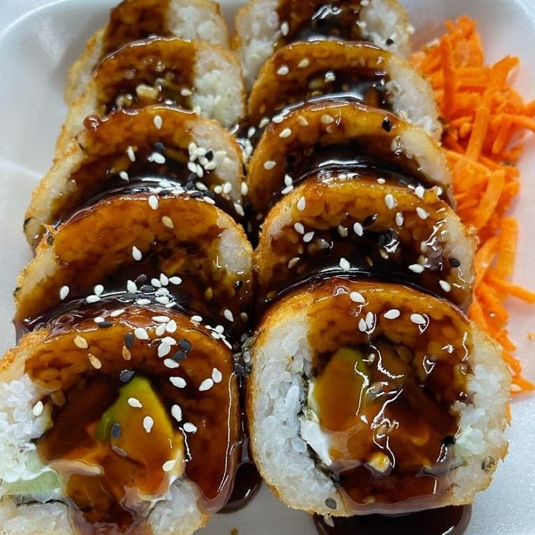 California  pollo bañado en salsa dulce