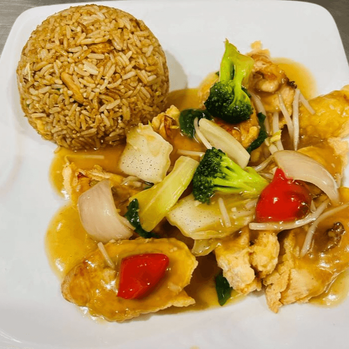 pollo enrollado con verduras