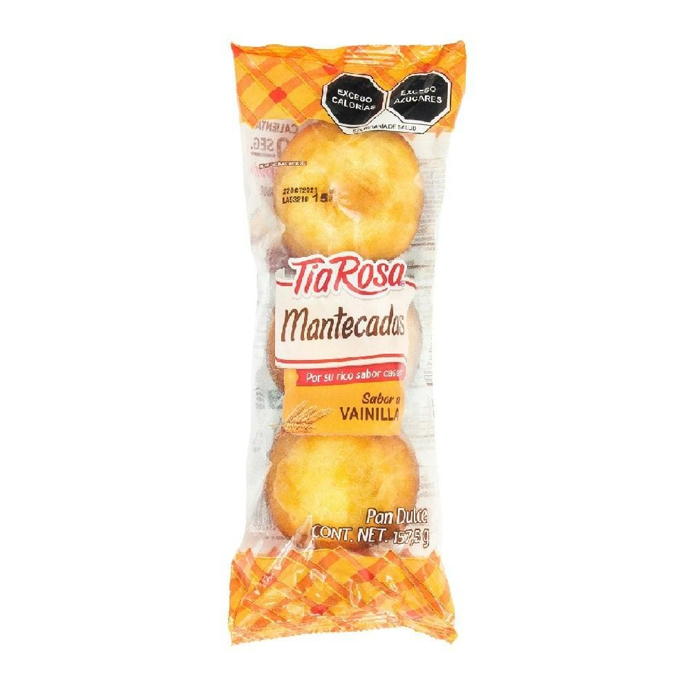Mantecadas Vainilla 3pz Tia Rosa 157g