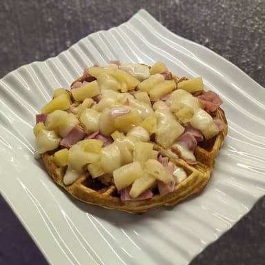Waffle Hawaiano