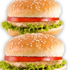 2 Hamburguesas 1/4 libra