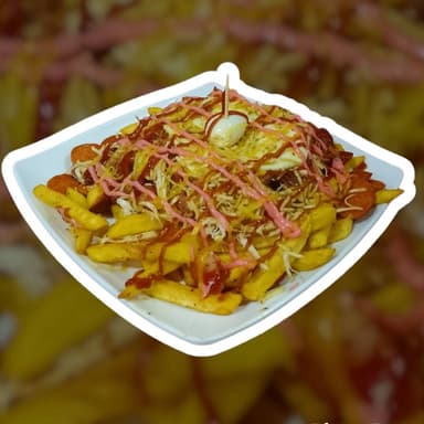 Salchipapa de la Casa
