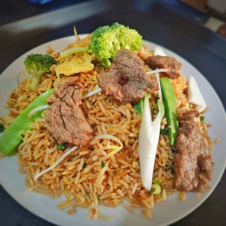 Chaufa Salvaje con Carne