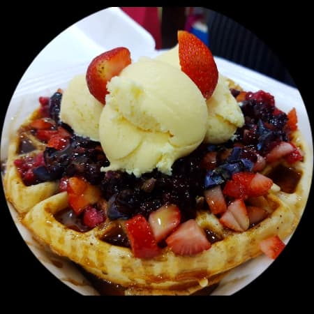 Waffle Frutal
