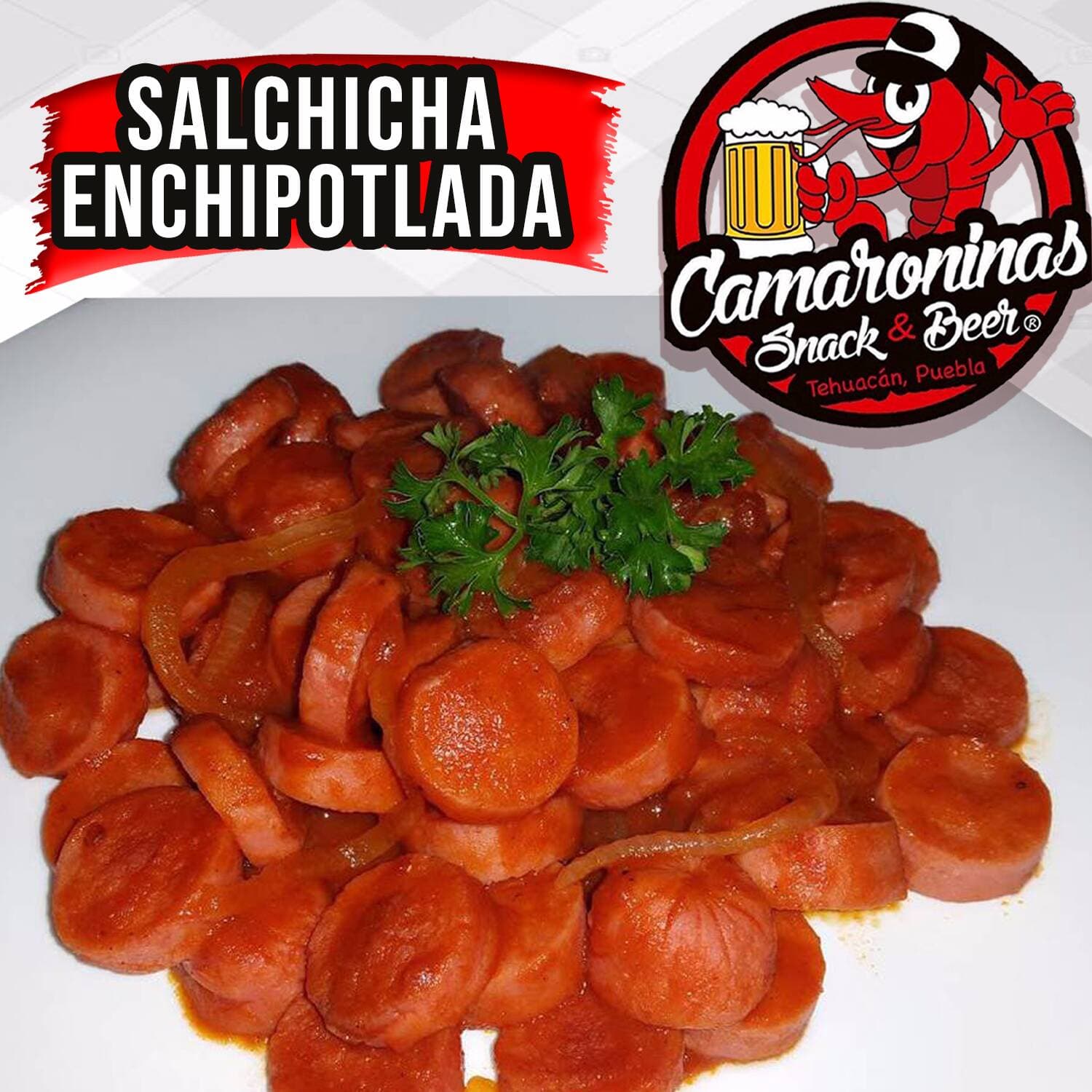 Tequila Sunrise + Salchichas Enchipotladas