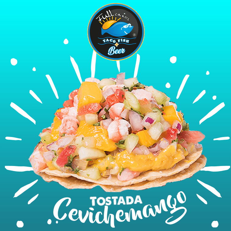 TOSTADA CEVICHEMANGO CAMARON