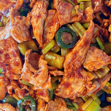 Carne Salsa Champiñón